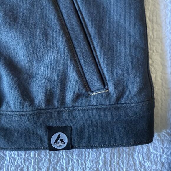 American Giant Women’s Trucker Jacket Size Small Blue Full Zip Cotton - Picture 6 of 10